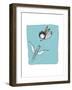 The Flying Pencil-Carla Martell-Framed Giclee Print