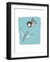 The Flying Pencil-Carla Martell-Framed Giclee Print