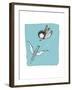 The Flying Pencil-Carla Martell-Framed Giclee Print