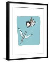 The Flying Pencil-Carla Martell-Framed Giclee Print