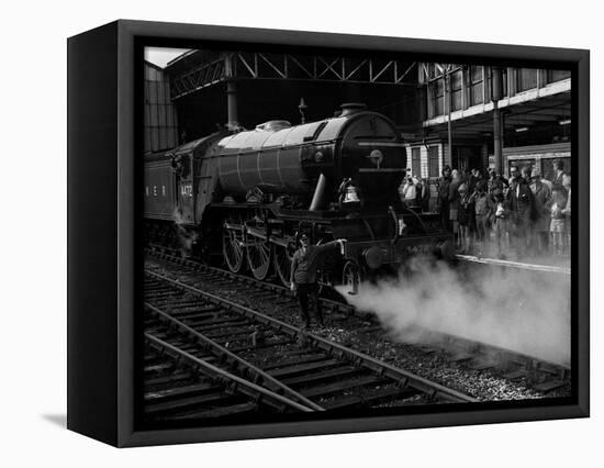 The Flying Scotsman 1973 Victoria Station Manchester-null-Framed Stretched Canvas