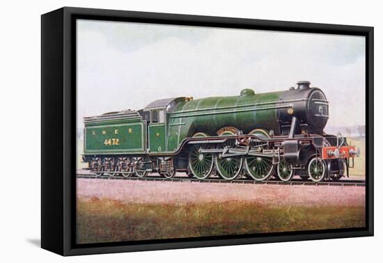 The 'Flying Scotsman' of the London and North Eastern Railway, Illustration from 'The Book of the…-English School-Framed Stretched Canvas