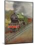 'The Flying Scotsman Passing Hadley Wood, L.N.E.R.', 1926-Unknown-Mounted Giclee Print