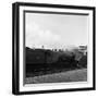 The Flying Scotsman Passing under a Bridge at Speed, Near Selby, North Yorkshire, 1968-Michael Walters-Framed Premium Photographic Print