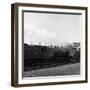 The Flying Scotsman Passing under a Bridge at Speed, Near Selby, North Yorkshire, 1968-Michael Walters-Framed Photographic Print