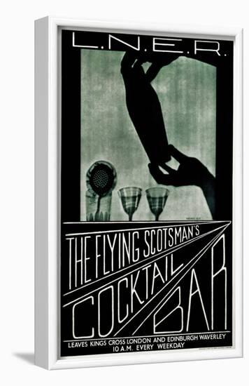 The Flying Scotsman's Cocktail Bar-null-Framed Art Print
