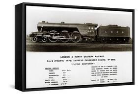 The 'Flying Scotsman' Steam Locomotive, 20th Century-null-Framed Stretched Canvas