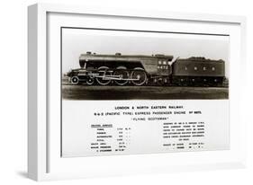 The 'Flying Scotsman' Steam Locomotive, 20th Century-null-Framed Giclee Print