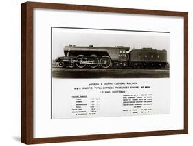 The 'Flying Scotsman' Steam Locomotive, 20th Century-null-Framed Giclee Print