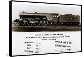 The 'Flying Scotsman' Steam Locomotive, 20th Century-null-Framed Stretched Canvas