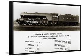 The 'Flying Scotsman' Steam Locomotive, 20th Century-null-Framed Stretched Canvas
