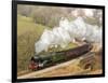 The Flying Scotsman steam locomotive arriving at Goathland station on the North Yorkshire Moors Rai-John Potter-Framed Photographic Print