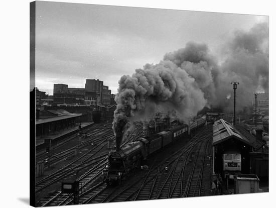 The Flying Scotsman Steam Train Locomotive, 1969-null-Stretched Canvas