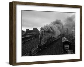 The Flying Scotsman Steam Train Locomotive, 1969-null-Framed Photographic Print