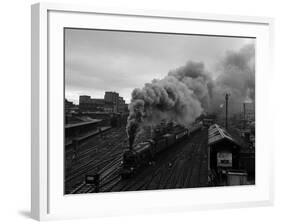 The Flying Scotsman Steam Train Locomotive, 1969-null-Framed Photographic Print