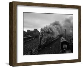 The Flying Scotsman Steam Train Locomotive, 1969-null-Framed Photographic Print