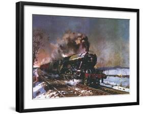 The Flying Scotsman-Terence Cuneo-Framed Premium Giclee Print