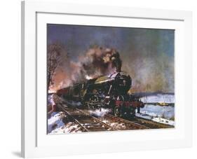 The Flying Scotsman-Terence Cuneo-Framed Premium Giclee Print
