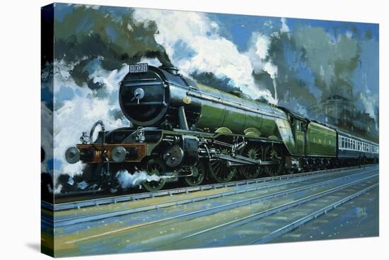 The Flying Scotsman-John S^ Smith-Stretched Canvas