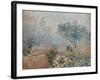 The Fog, Voisins-Alfred Sisley-Framed Giclee Print