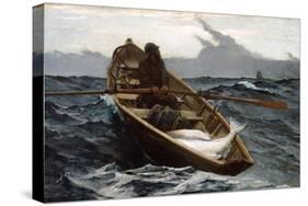 The Fog Warning by Winslow Homer-Winslow Homer-Stretched Canvas