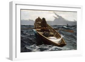 The Fog Warning by Winslow Homer-Winslow Homer-Framed Giclee Print