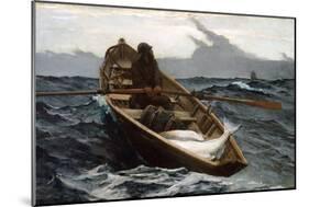 The Fog Warning by Winslow Homer-Winslow Homer-Mounted Giclee Print