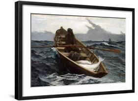 The Fog Warning by Winslow Homer-Winslow Homer-Framed Giclee Print