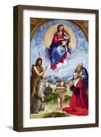 The Foligno Madonna, circa 1511-12-Raphael-Framed Giclee Print