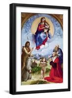 The Foligno Madonna, circa 1511-12-Raphael-Framed Giclee Print