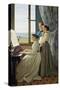 The Folk Song-Silvestro Lega-Stretched Canvas