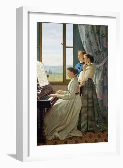 The Folk Song-Silvestro Lega-Framed Giclee Print