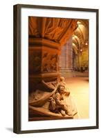 The Font in Basel Munster(Minster) Cathedral, Basel, Switzerland, Europe-Julian Elliott-Framed Photographic Print