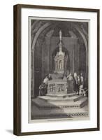 The Font in the Baptistery of Sienna Cathedral-null-Framed Giclee Print