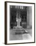 The Font, St Mary's Church, Worstead, Norfolk-Frederick Henry Evans-Framed Photographic Print