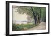 The Fontenay in Hamburg-Ascan Lutteroth-Framed Giclee Print