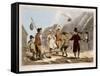 The Fool Plough, Engraved by Robert Havell the Elder, Published 1814 by Robinson and Son, Leeds-George Walker-Framed Stretched Canvas