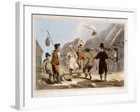 The Fool Plough, Engraved by Robert Havell the Elder, Published 1814 by Robinson and Son, Leeds-George Walker-Framed Giclee Print