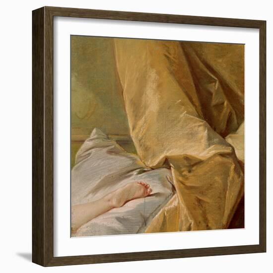 The Foot of Miss O'Murphy-Francois Boucher-Framed Giclee Print