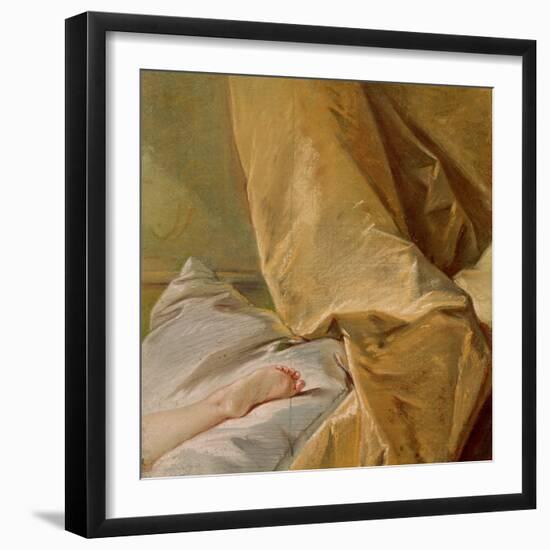 The Foot of Miss O'Murphy-Francois Boucher-Framed Giclee Print