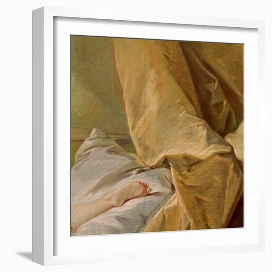 The Foot of Miss O'Murphy-Francois Boucher-Framed Giclee Print