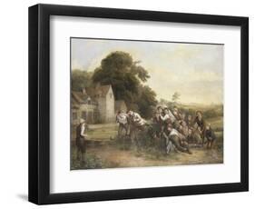 The Football Game-Thomas Webster-Framed Giclee Print