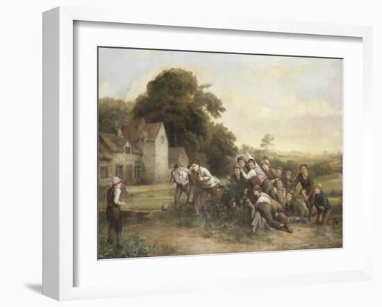 The Football Game-Thomas Webster-Framed Giclee Print