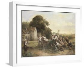 The Football Game-Thomas Webster-Framed Giclee Print