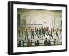 The Football Match-Laurence Stephen Lowry-Framed Art Print