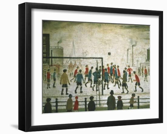 The Football Match-Laurence Stephen Lowry-Framed Art Print