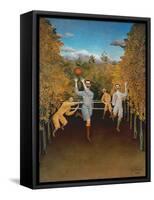 The Football Players, 1908-Henri Rousseau-Framed Stretched Canvas