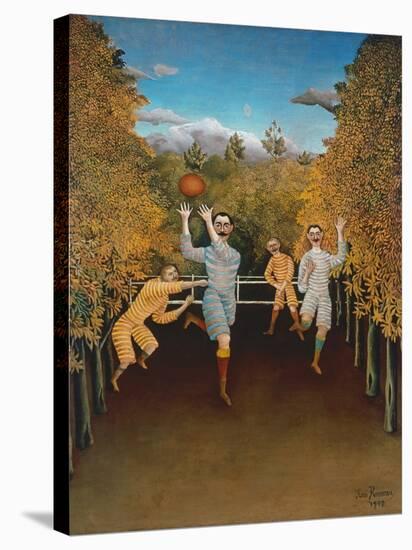 The Football Players, 1908-Henri Rousseau-Stretched Canvas