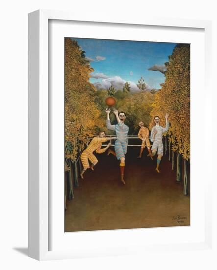 The Football Players, 1908-Henri Rousseau-Framed Giclee Print