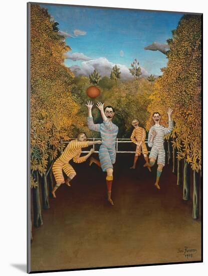 The Football Players, 1908-Henri Rousseau-Mounted Giclee Print